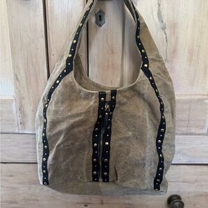 Stylish Tan and Black Women's Bag